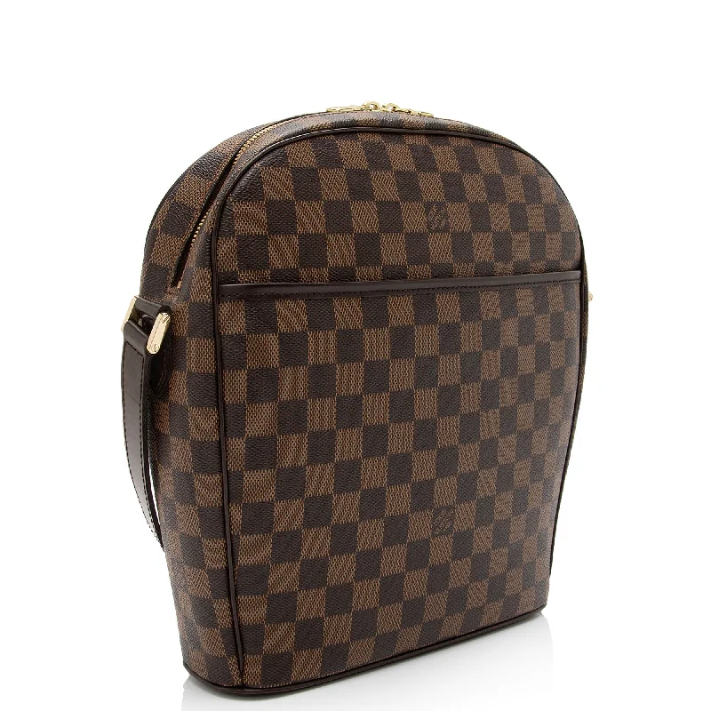 Louis Vuitton bags with a detachable mirror inside for on - the - go touch - upsLouis Vuitton Damier Ebene Ipanema GM Shoulder Bag (fA96iE)