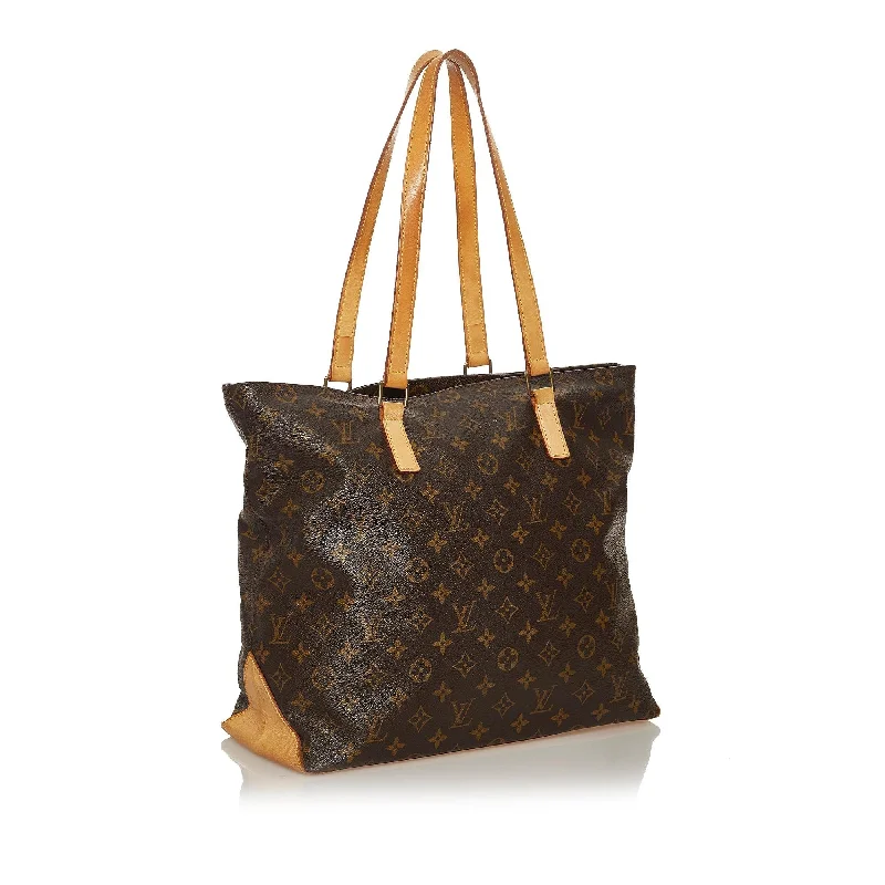 Louis Vuitton crossbody bags with a printed floral pattern for femininityLouis Vuitton Monogram Cabas Mezzo (28898)