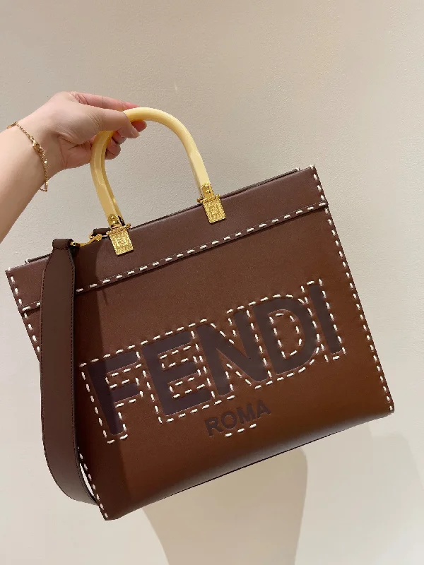 Fendi handbags with a biodegradable leather alternative for an eco - conscious choiceFendi Luxury Bag - FED - 398