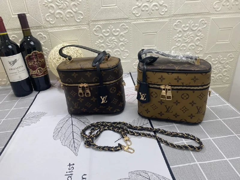 Louis Vuitton handbags with a beaded trim for a touch of glamourLouis Vuitton Vanity PM