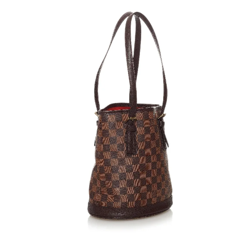 Louis Vuitton bags with a detachable mirror inside for on - the - go touch - upsLouis Vuitton Damier Ebene Marais (31472)