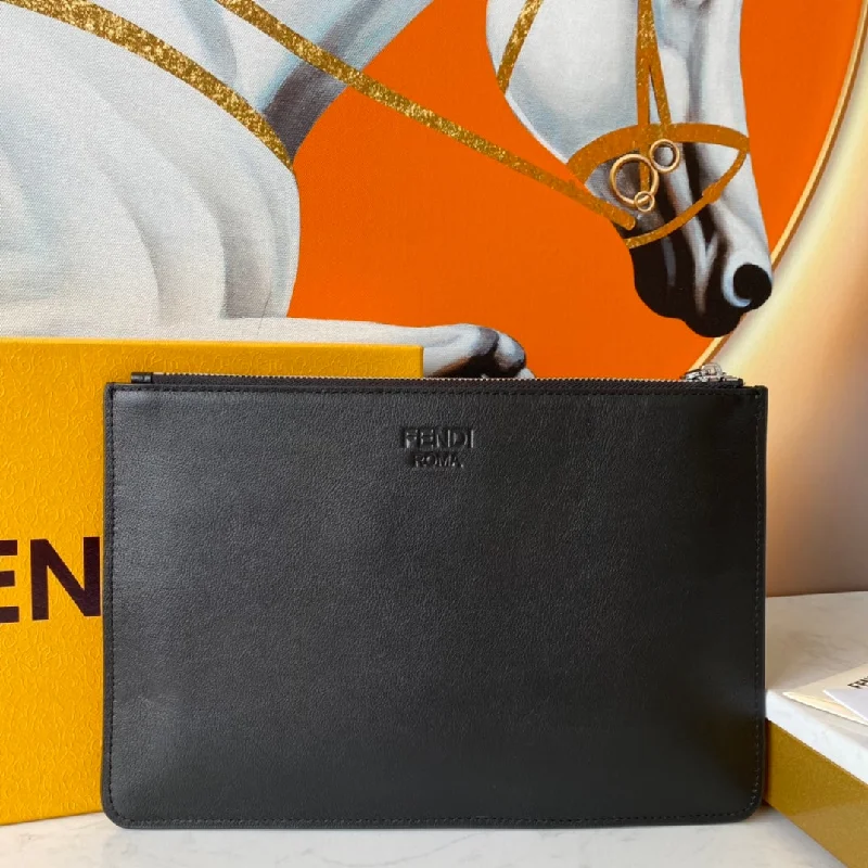 Fendi bags with a detachable makeup pouch inside for beauty - conscious usersFendi Luxury Bag - FED - 384