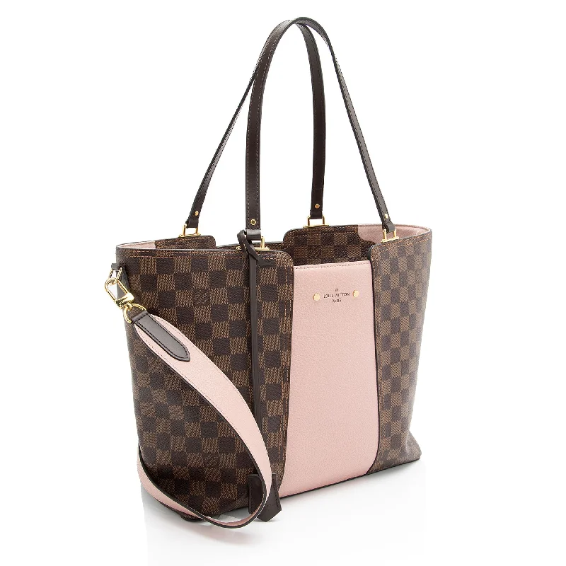 Louis Vuitton Speedy bags in monogram canvas for a classic lookLouis Vuitton Damier Ebene Jersey Tote (WaKOU6)