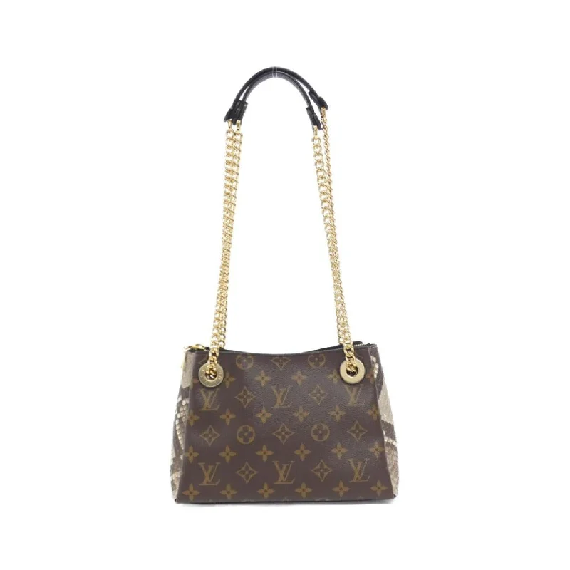 Louis Vuitton handbags with a back - zip pocket for storing valuablesLouis Vuitton Exotic Leather Sleeve BB N96952 Shoulder Bag