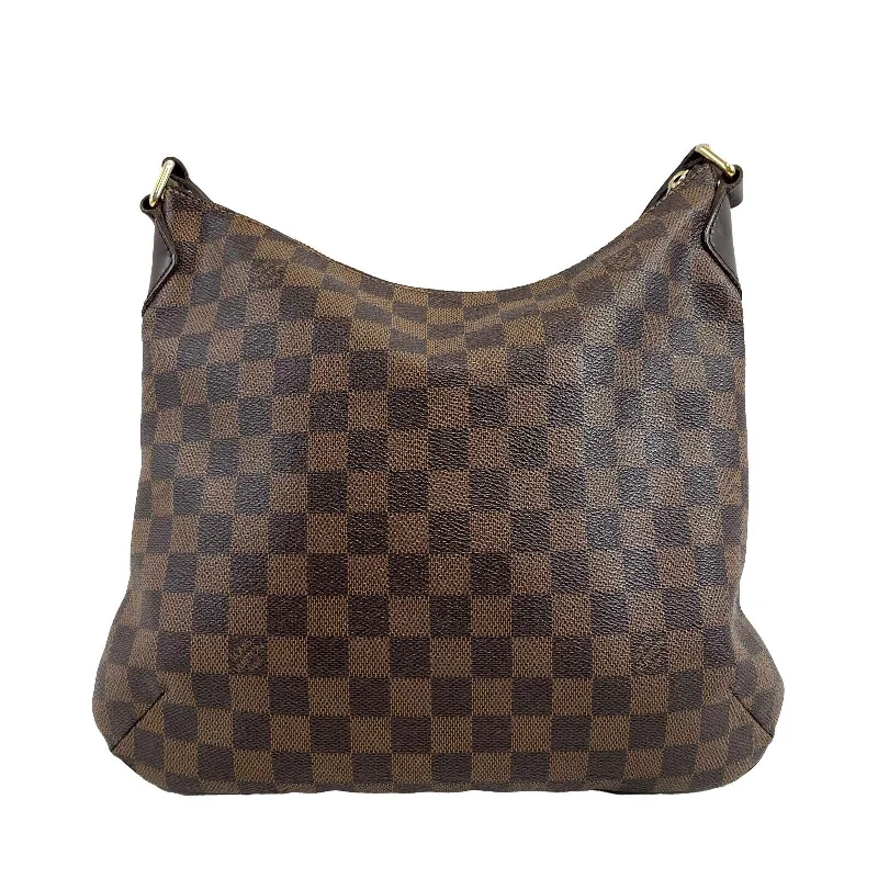 Louis Vuitton Twist bags with a contrast - colored interior for visual interestLOUIS VUITTON Excellent Damier Ebene Bloomsbury PM Brown Crossbody Bag