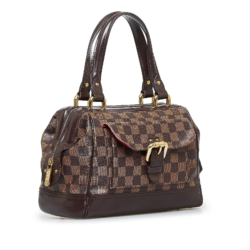 Louis Vuitton crossbody bags in a bold red color for a statementLouis Vuitton Damier Ebene Knightsbridge (wGSDx7)