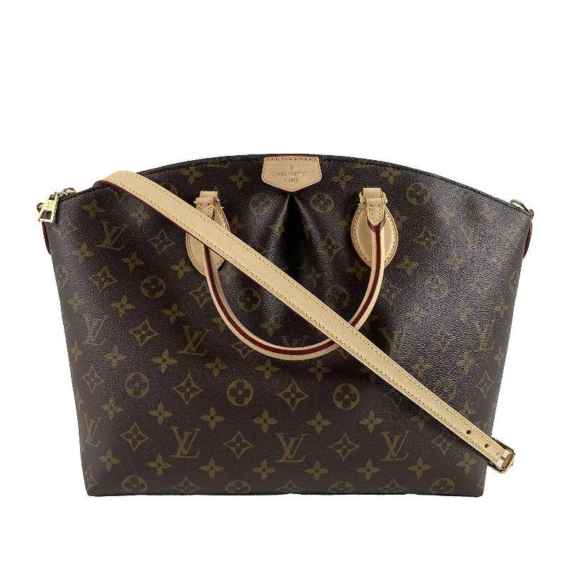 Louis Vuitton bags with a detachable mirror inside for on - the - go touch - upsLOUIS VUITTON Excellent Boetie MM Brown Handbag