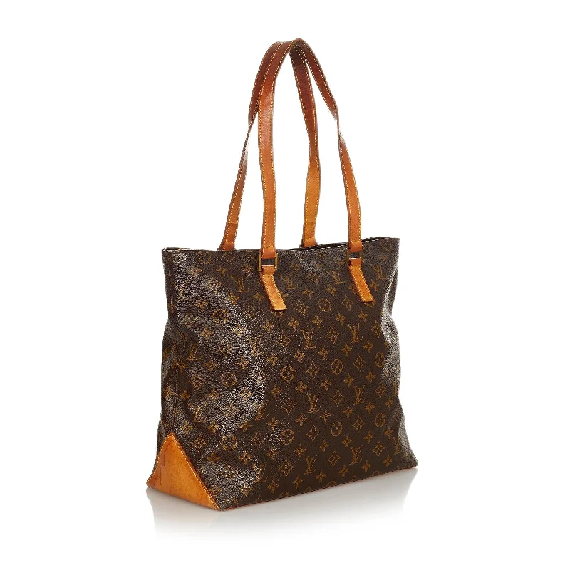 Louis Vuitton Alma bags with a leather - wrapped handle for a luxurious feelLouis Vuitton Monogram Cabas Mezzo (32491)