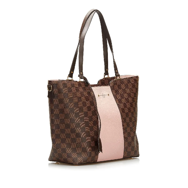 Ladies Louis Vuitton shoulder bags with a single - handle silhouetteLouis Vuitton Damier Ebene Jersey (ZT4Xkq)