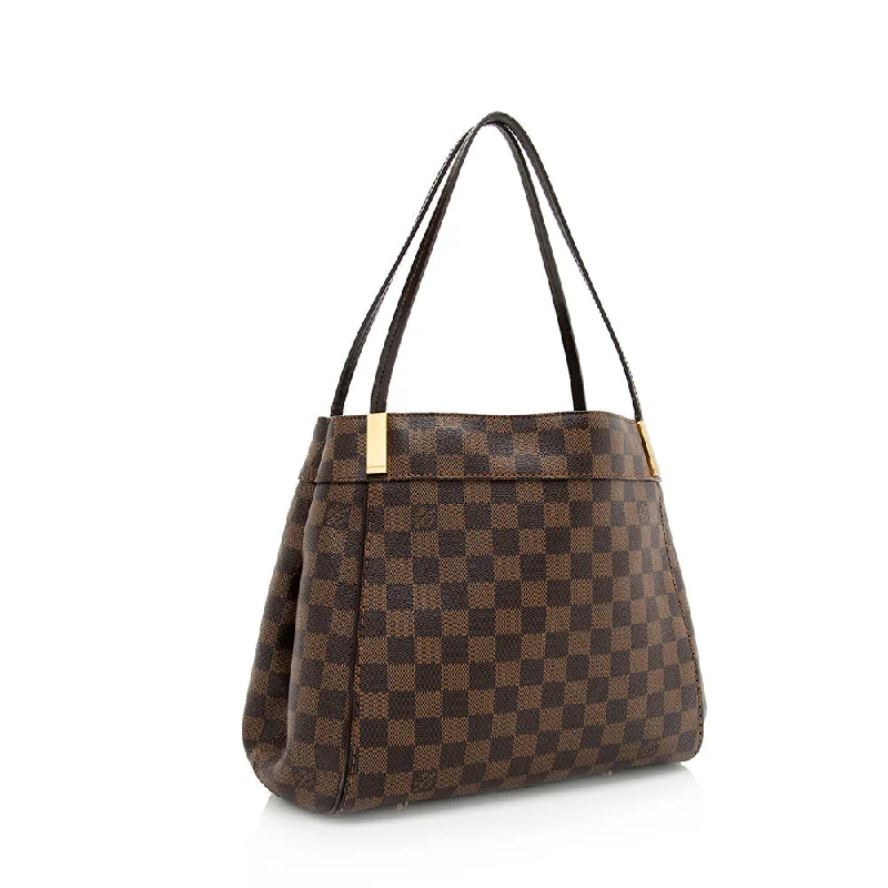 Louis Vuitton backpacks with a padded laptop compartment for travelLouis Vuitton Damier Ebene Marylebone PM Tote (20511)