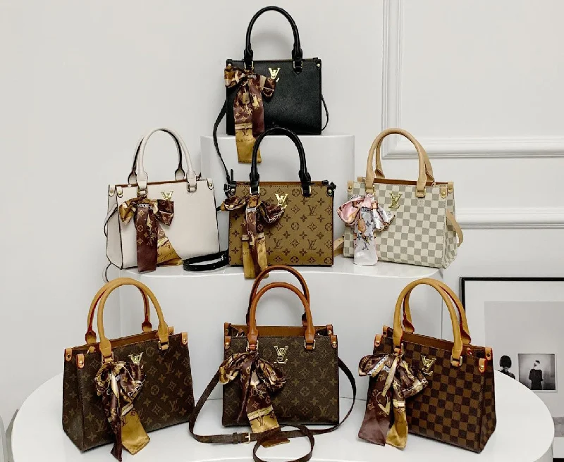 Louis Vuitton tote bags with a double - handle and shoulder - strap optionLouis vuitton handbag