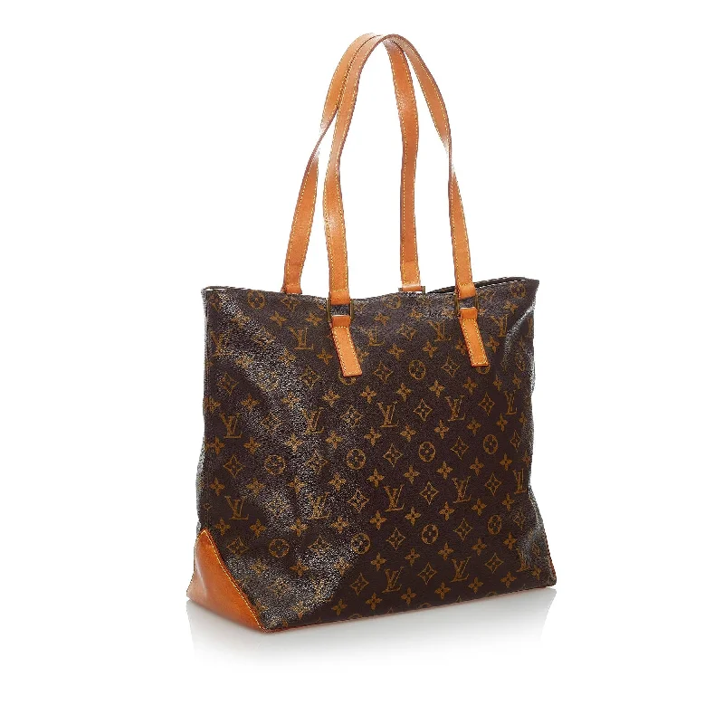 Louis Vuitton tote bags with a printed LV logo on the front for brand visibilityLouis Vuitton Monogram Cabas Mezzo (29951)