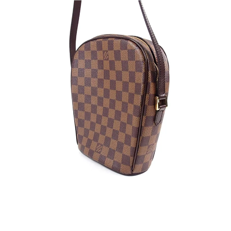 Louis Vuitton backpacks with a padded laptop compartment for travelLouis Vuitton Damier Ebene Ipanema PM (p3eMLG)