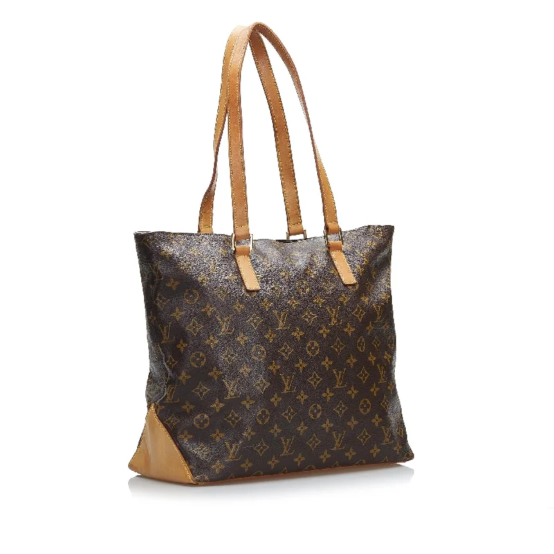 Louis Vuitton crossbody bags with a printed floral pattern for femininityLouis Vuitton Monogram Cabas Mezzo (37914)