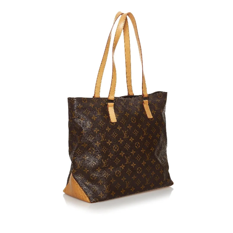 Louis Vuitton bags with a front - zip pocket for small items like keysLouis Vuitton Monogram Cabas Mezzo (29891)