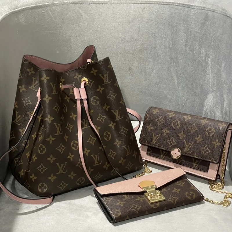 Louis Vuitton bags with a front - flap pocket for quick - access itemsLouis Vuitton Néonoé Handbag Sets