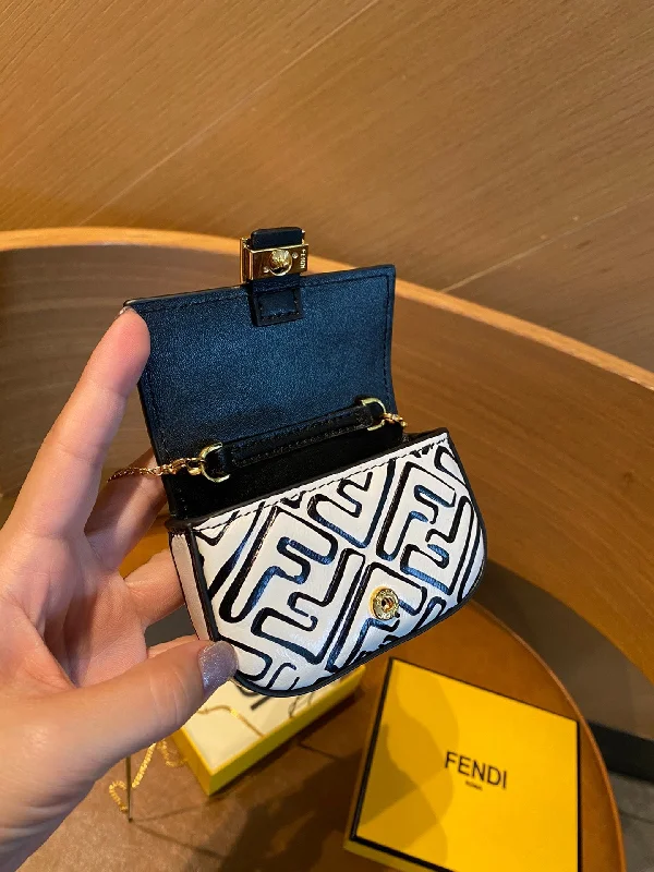 Fendi bags with a Bluetooth - enabled key finder for never losing keys againFendi Luxury Bag - FED - 456