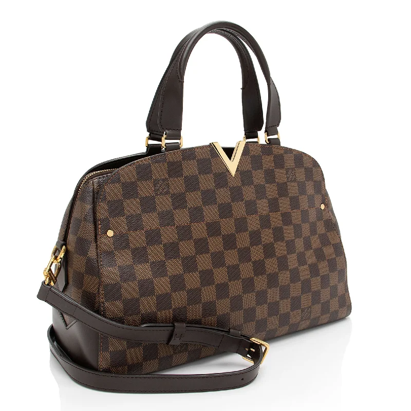 Louis Vuitton Twist bags with a contrast - colored interior for visual interestLouis Vuitton Damier Ebene Kensington Bowling Satchel (aBifAN)