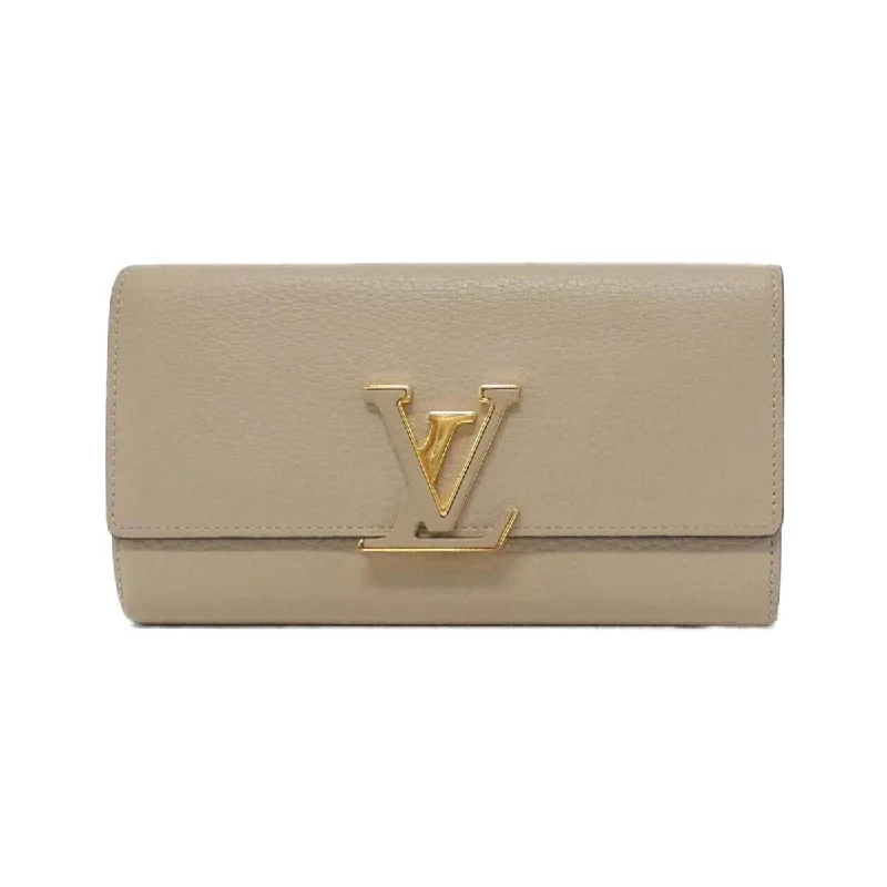 Louis Vuitton handbags with a metal - framed clasp for durabilityLouis Vuitton  Portefolio Capsine M61249 Wallet