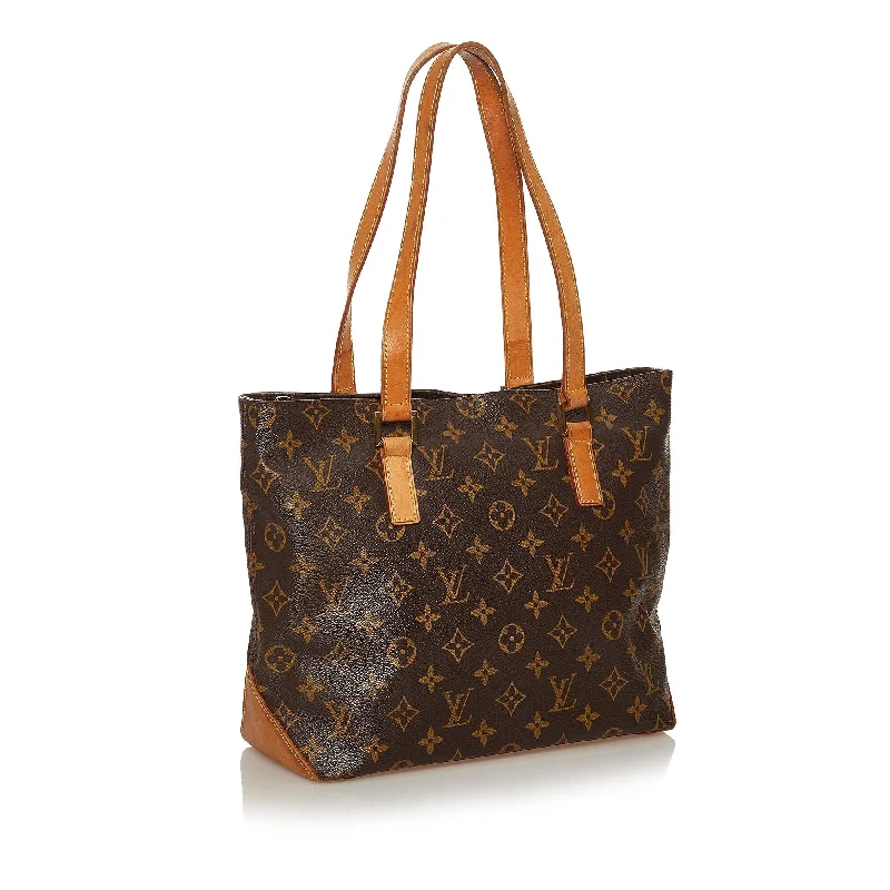 Ladies Louis Vuitton shoulder bags with a single - handle silhouetteLouis Vuitton Monogram Cabas Piano (28587)