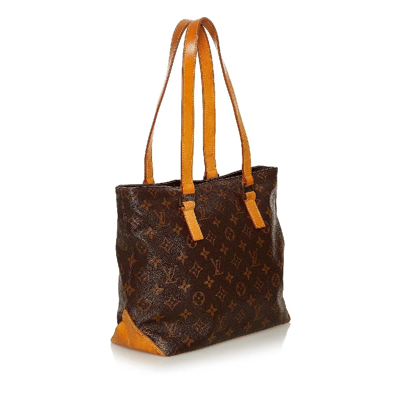 Louis Vuitton bags with a front - zip pocket for small items like keysLouis Vuitton Monogram Cabas Piano (29009)