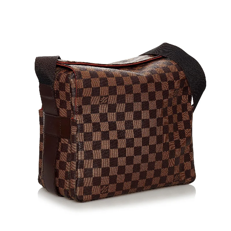 Louis Vuitton tote bags with a water - resistant coating for outdoor useLouis Vuitton Damier Ebene Naviglio (29808)