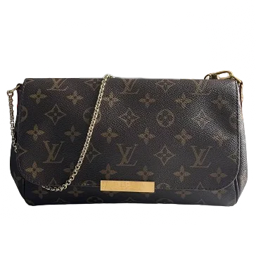 Louis Vuitton Twist bags with a contrast - colored interior for visual interestLouis Vuitton Favourite MM, Monogram Canvas