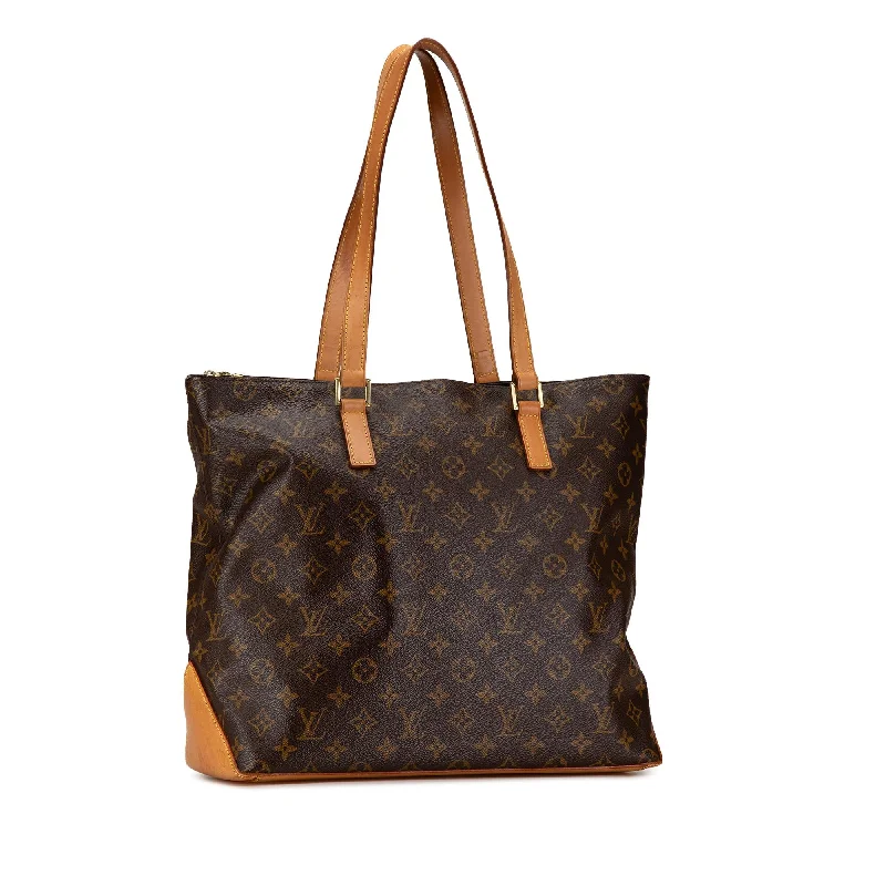 Louis Vuitton bags with a front - zip pocket for small items like keysLouis Vuitton Monogram Cabas Mezzo (FfTuGM)