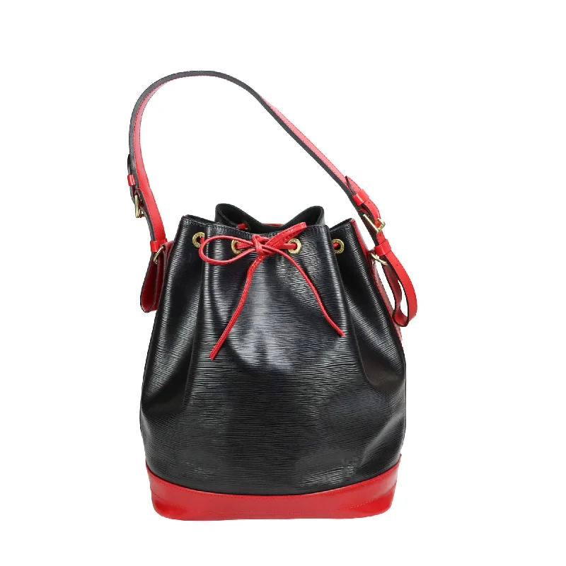 Louis Vuitton Petite Malle bags with a hard - shell structure for uniquenessLouis Vuitton Grand Noé Bicolor Black/Red Epi