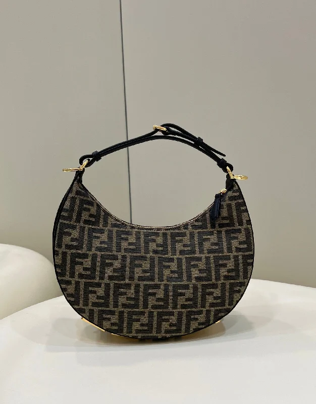 Fendi tote bags with a reinforced bottom for increased durabilityFendi Fendigraphy Small Brown