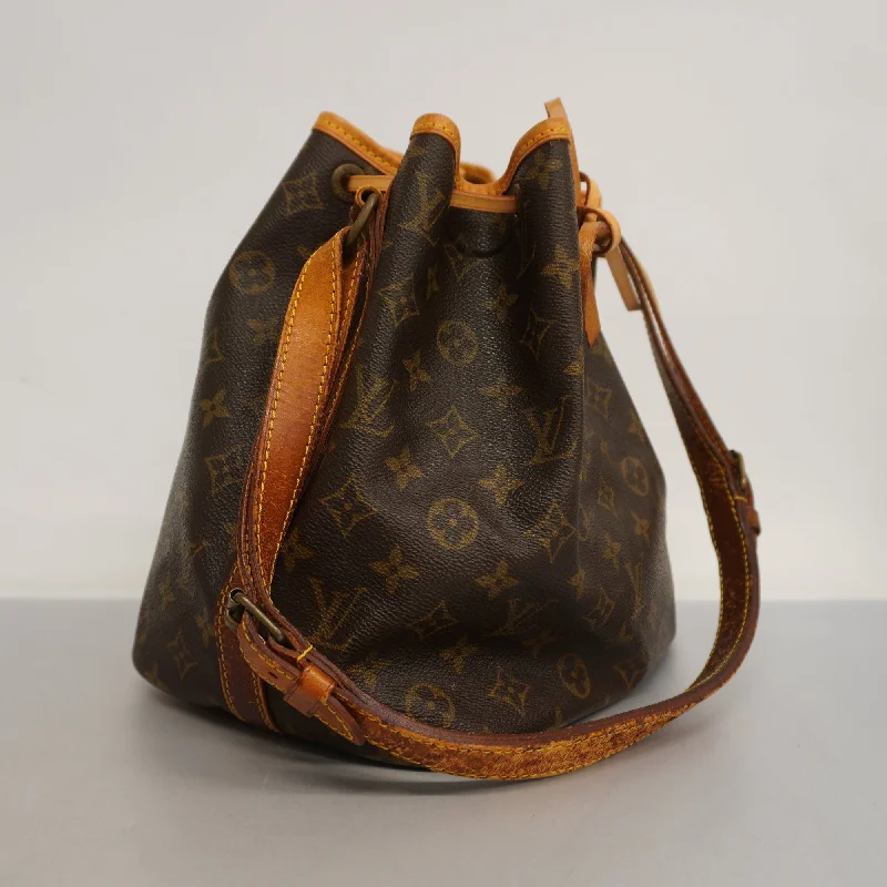 Louis Vuitton Alma bags with a leather - wrapped handle for a luxurious feelLOUIS VUITTON  Monogram Petit Noe M42226 Women's Shoulder Bag