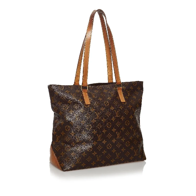 Louis Vuitton backpacks with a sleek, minimalist design for styleLouis Vuitton Monogram Cabas Mezzo (30993)