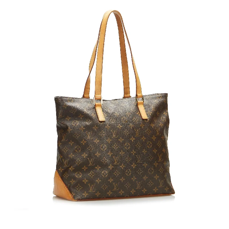 Ladies Louis Vuitton Petite Malle bags in a pastel color for a soft lookLouis Vuitton Monogram Cabas Mezzo (TkPB90)