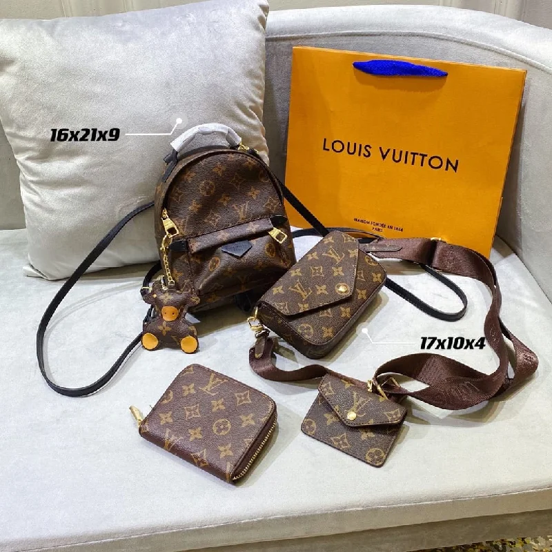 Louis Vuitton crossbody bags with a keychain holder for practicalityLouis Vuitton Palm Springs Mini Backpack sets