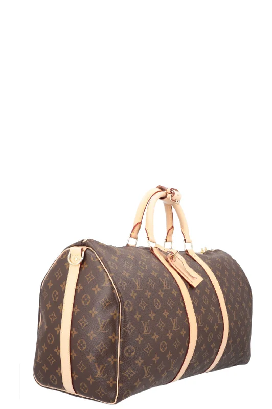 Louis Vuitton backpacks with a padded laptop compartment for travelLOUIS VUITTON Keepall 50