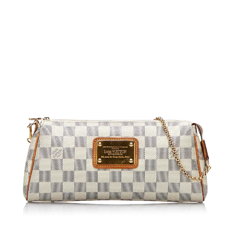 Louis Vuitton Speedy bags in monogram canvas for a classic lookLouis Vuitton Eva Damier Azur Canvas