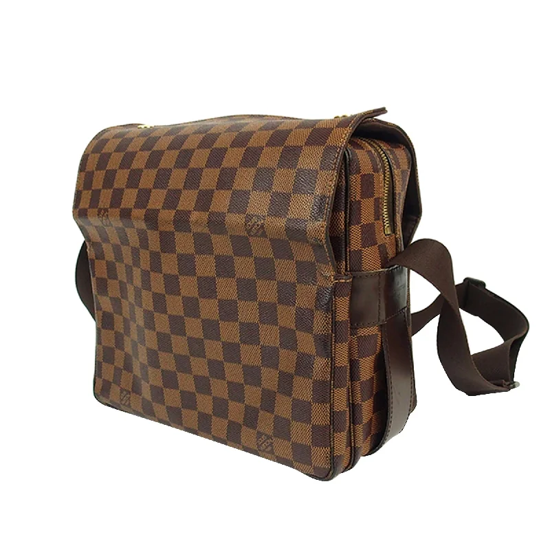 Louis Vuitton crossbody bags with a printed floral pattern for femininityLouis Vuitton Damier Ebene Naviglio (36869)