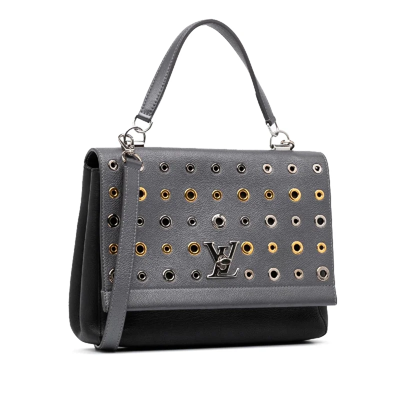 Ladies Louis Vuitton Capucines bags with a detachable shoulder strapLouis Vuitton Eyelet LockMe II BB (SHG-hm4yM3)