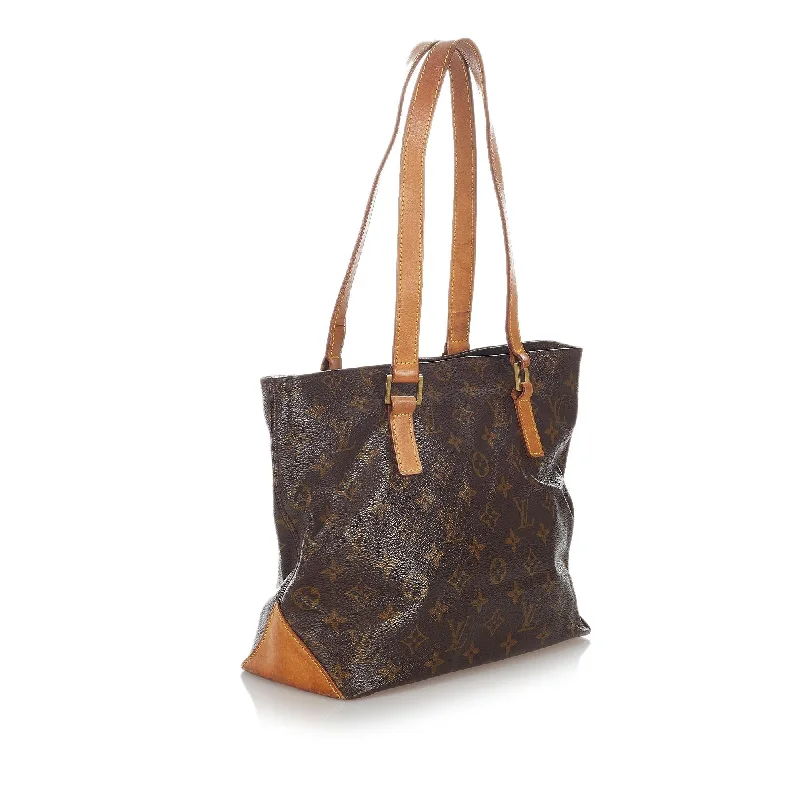 Louis Vuitton tote bags with a water - resistant coating for outdoor useLouis Vuitton Monogram Cabas Piano (27101)