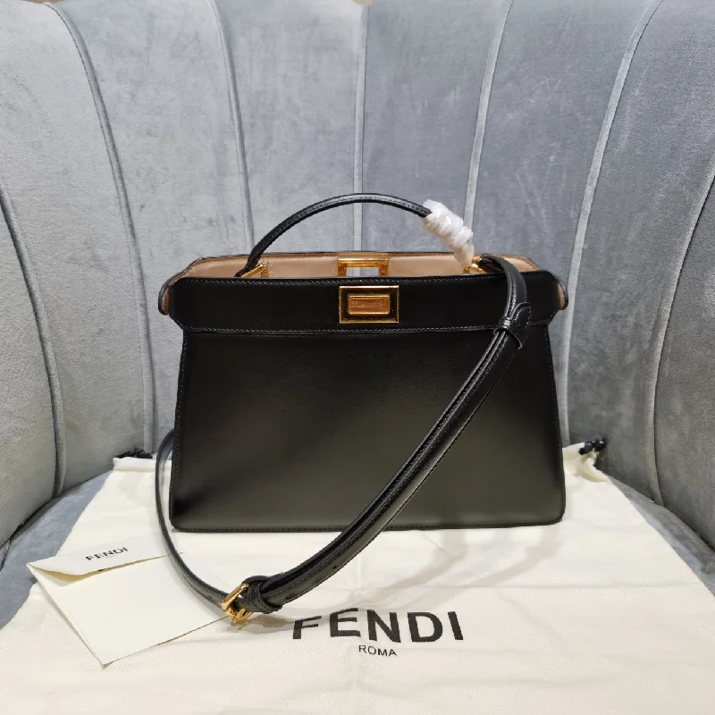 Fendi bags with a leather - bound notebook insert for jotting down notesFendi Luxury Bag - FED - 444