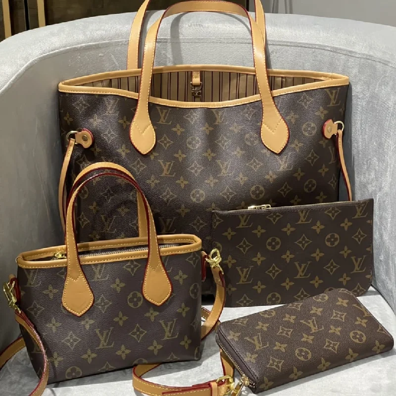 Louis Vuitton Twist bags with a crystal - embellished LV - turnlockLouis Vuitton Neverfull  Handbag Sets