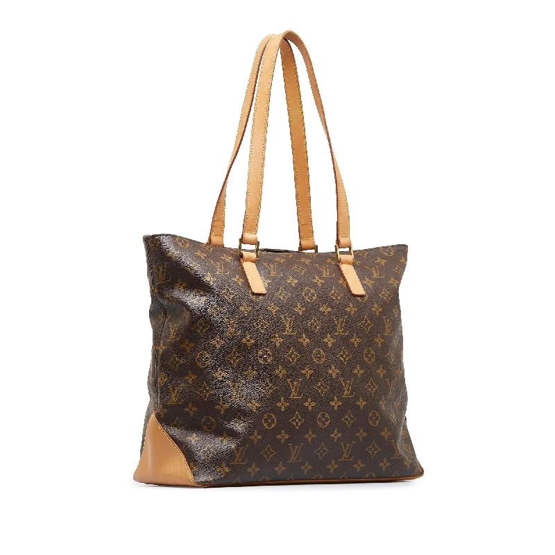 Ladies Louis Vuitton shoulder bags with a wide - width strap for comfortLouis Vuitton Monogram Cabas Mezzo (cP4k2D)