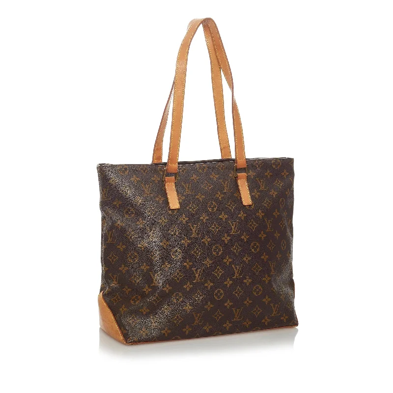 Ladies Louis Vuitton Capucines bags with gold - toned hardwareLouis Vuitton Monogram Cabas Mezzo (28641)