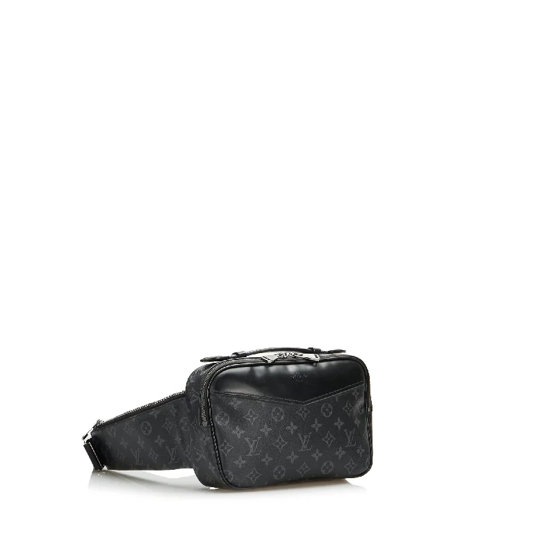 Louis Vuitton Alma bags with a monogram - embossed leather surfaceLouis Vuitton Explorer Bumbag Monogram Eclipse Canvas