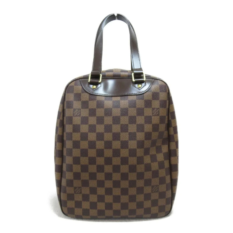 Louis Vuitton bags with a detachable mobile phone holder for convenienceLOUIS VUITTON Excursion Tote Bag Brown Damier PVC coated canvas N41450