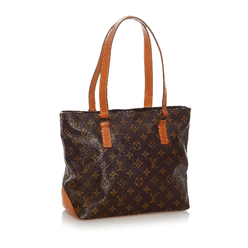 Louis Vuitton backpacks with a padded back panel for comfort during long - wearLouis Vuitton Monogram Cabas Piano (28204)