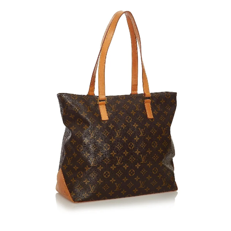 Ladies Louis Vuitton handbags with a detachable coin purse insideLouis Vuitton Monogram Cabas Mezzo (33062)