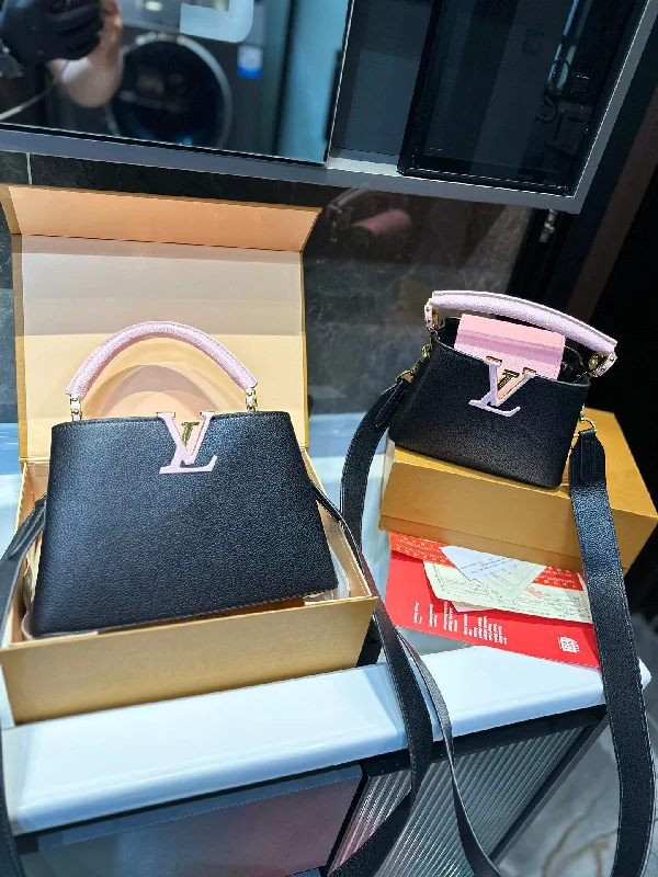 Louis Vuitton Speedy bags in monogram canvas for a classic lookLouis Vuitton Capucines Handbag( 27cm and 20cm)