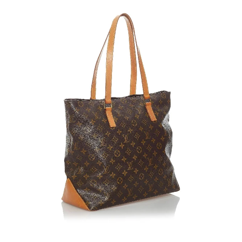 Louis Vuitton backpacks with a padded back panel for comfort during long - wearLouis Vuitton Monogram Cabas Mezzo (29955)