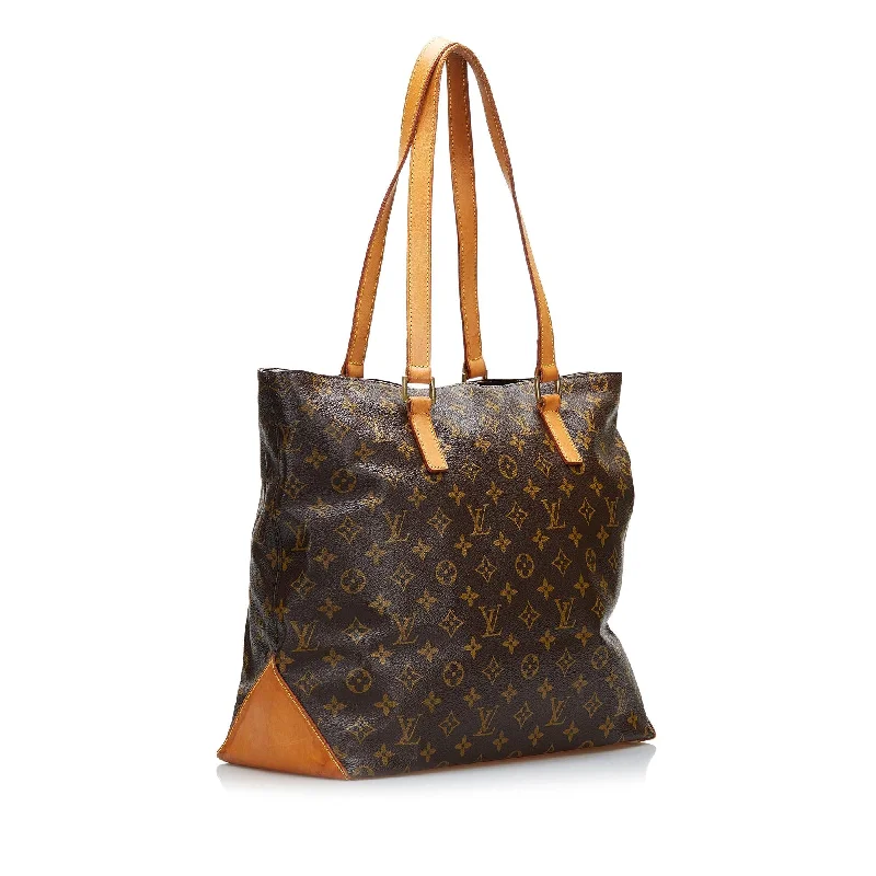 Louis Vuitton crossbody bags with a woven leather strap for textureLouis Vuitton Monogram Cabas Mezzo (fJP9On)